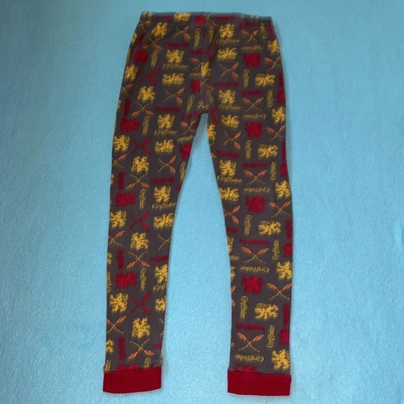 HARRY POTTER Warner Bros. Gryffindor pajama pants elastic waistband size 6 - Picture 2 of 7
